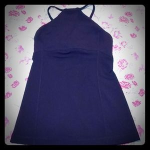 Ladies Lululemon athletic top; Black